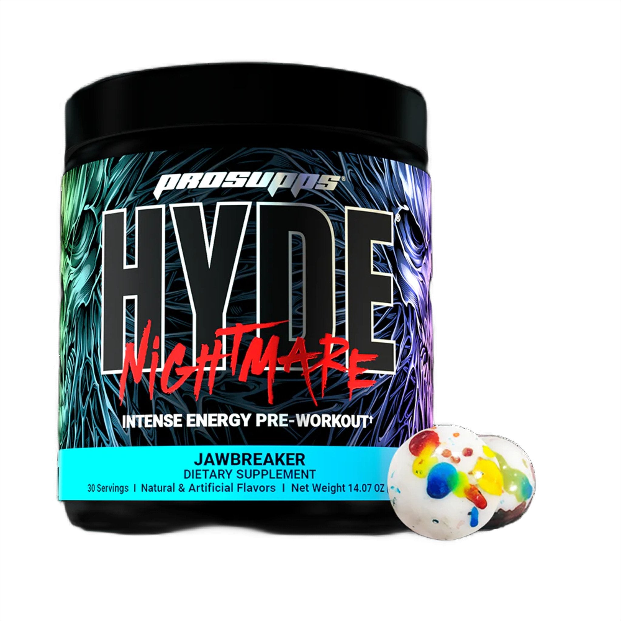 Pre-Workout, ProSupps, Hyde Nightmare, 306g