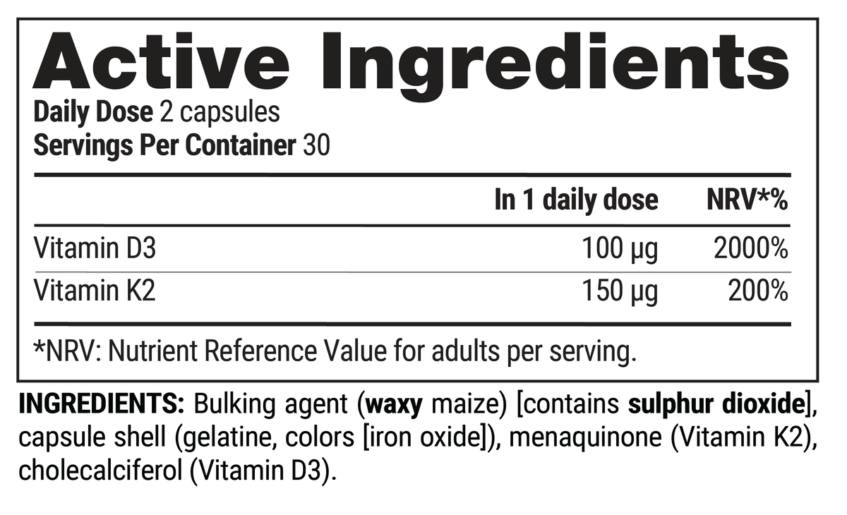 Vitamin K2 & D3