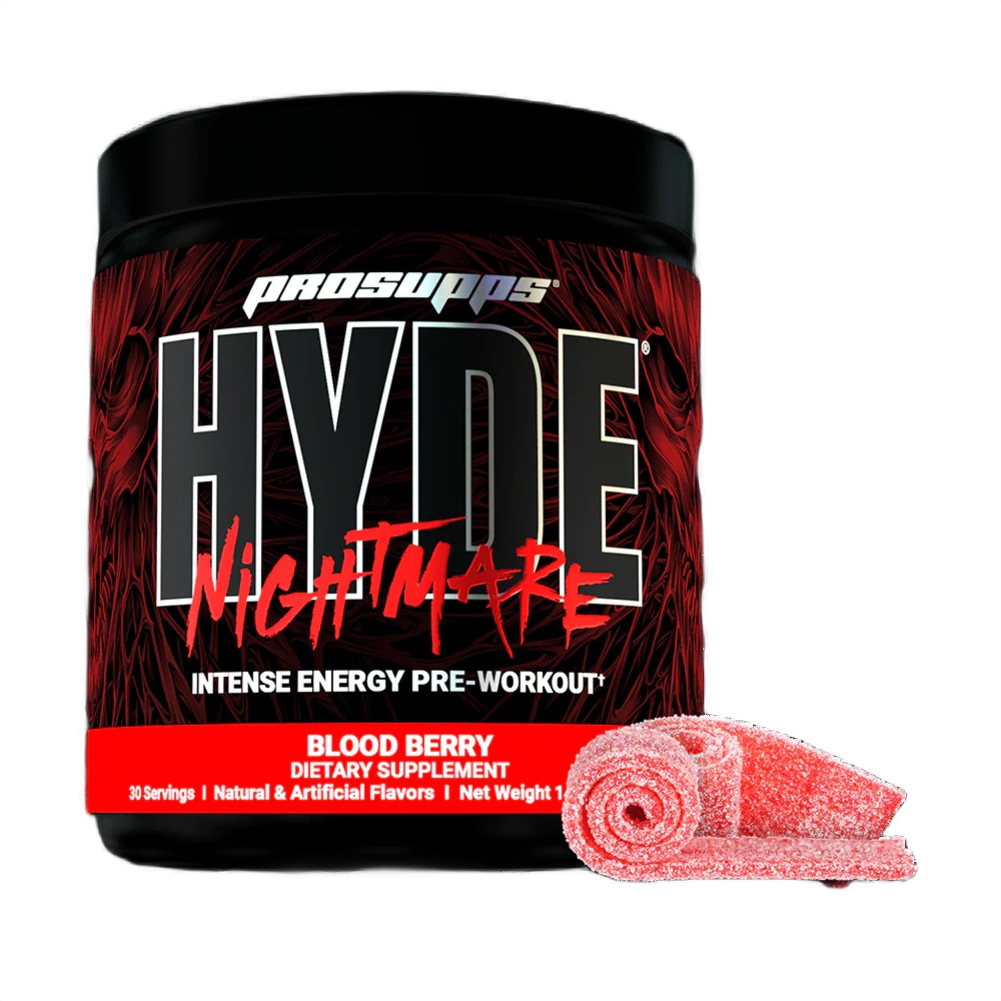 Pre-Workout, ProSupps, Hyde Nightmare, 306g